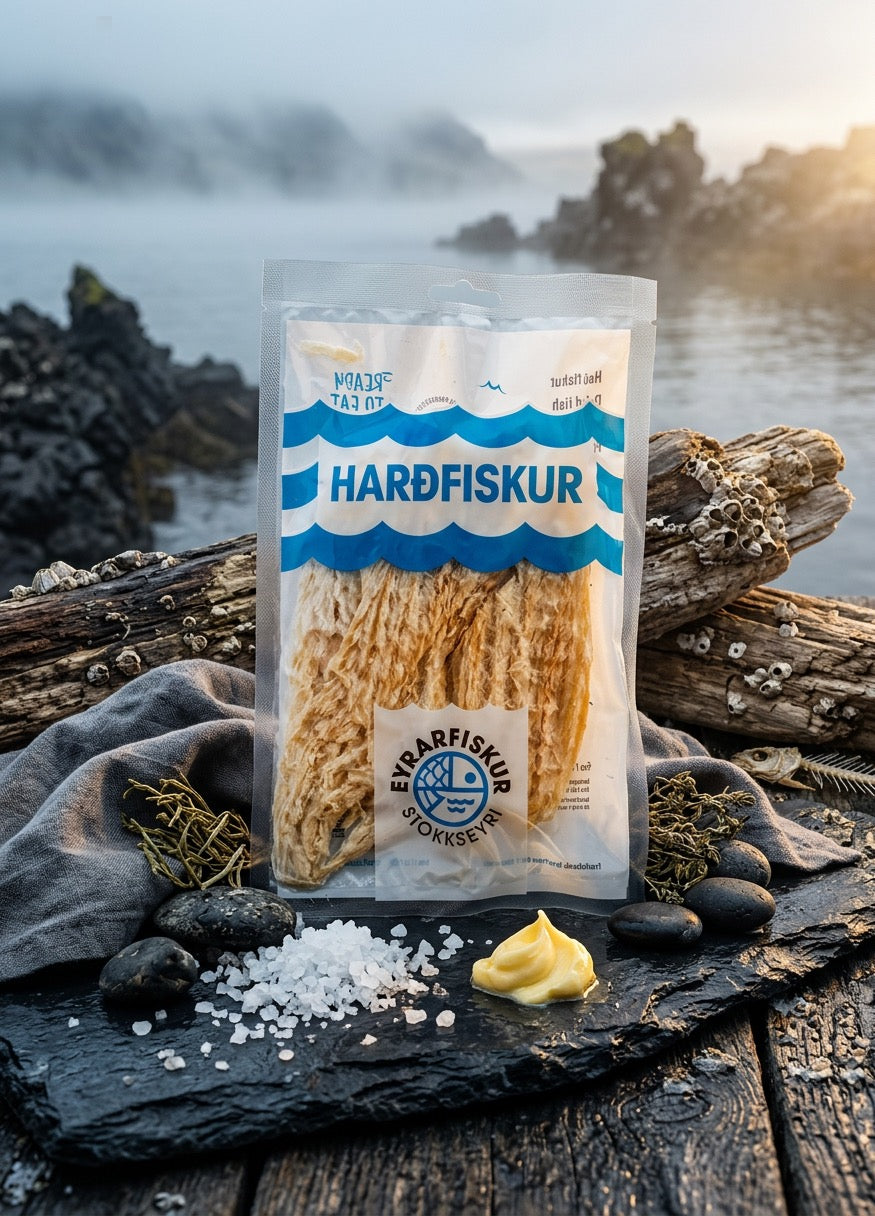 Torrfisk - HARÐFISKUR - Kolja (Haddock) 100g