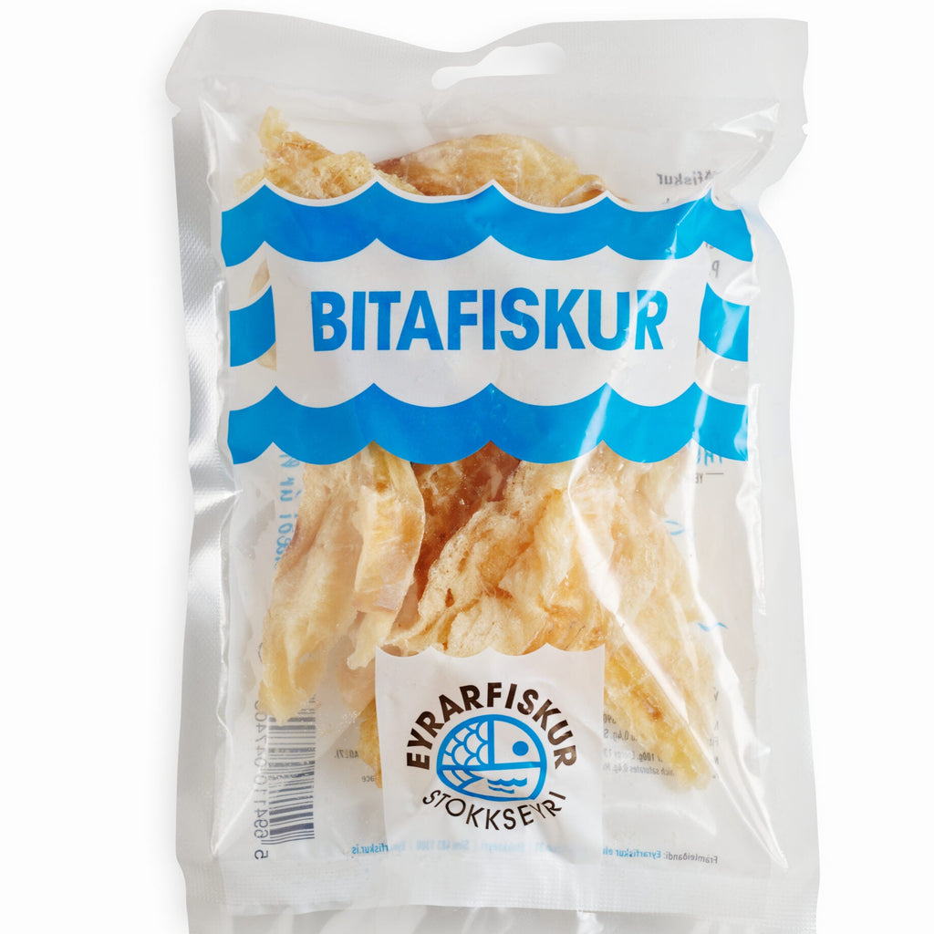 Torkad Isländsk Fisk 70g (Koljabitar)