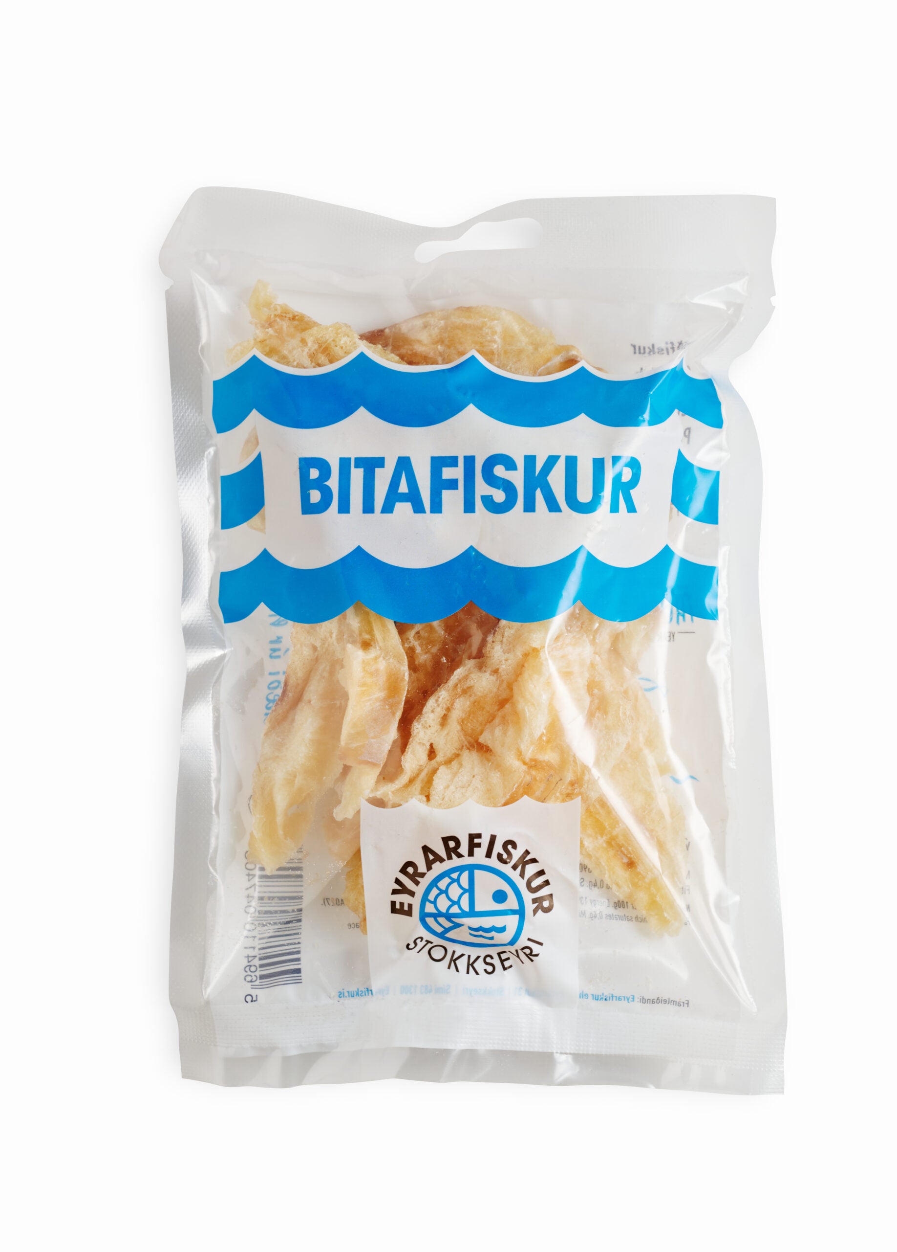 Torkad Isländsk Fisk 70 gr. (Koljabitar)